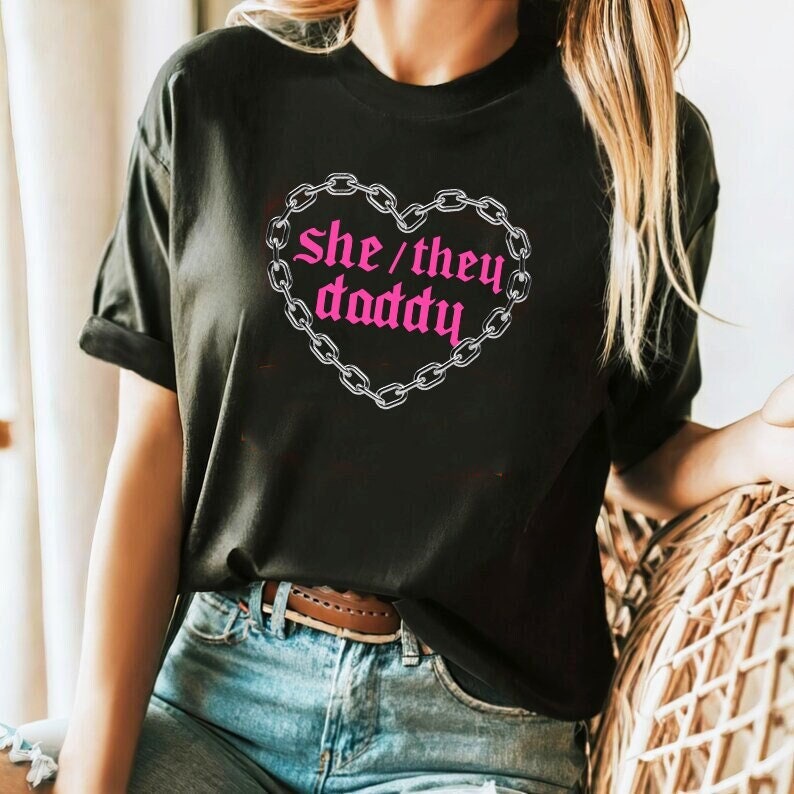 She they daddy | nonbinary shirt | femmes can be thems | nonbinary gifts | nonbinary pride | pronouns they them | trans girl | enby | queer