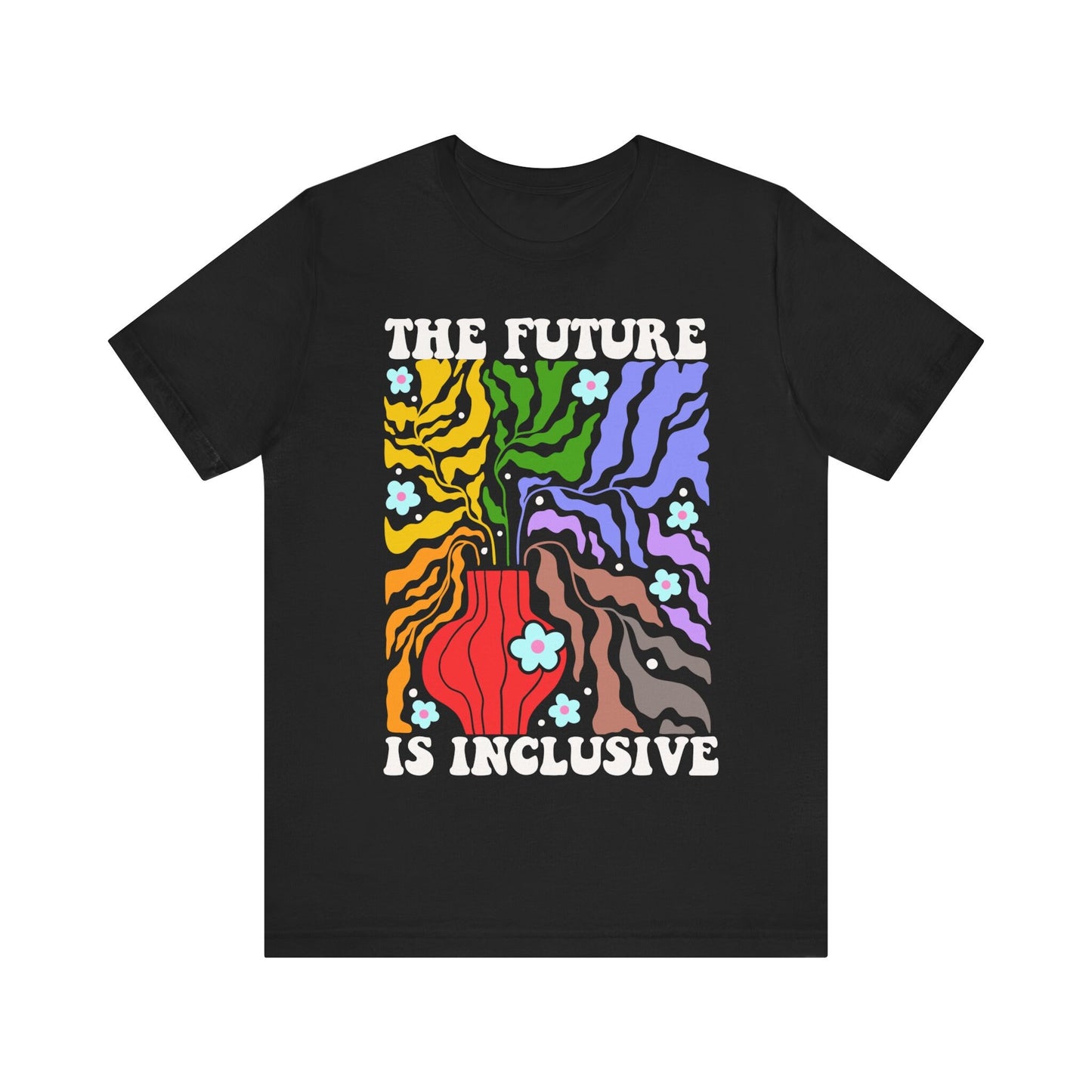 The future is inclusive | cool queer shirt | protect queer kids | trans rights are human rights | bi pride | pride ally | retro pride vibes
