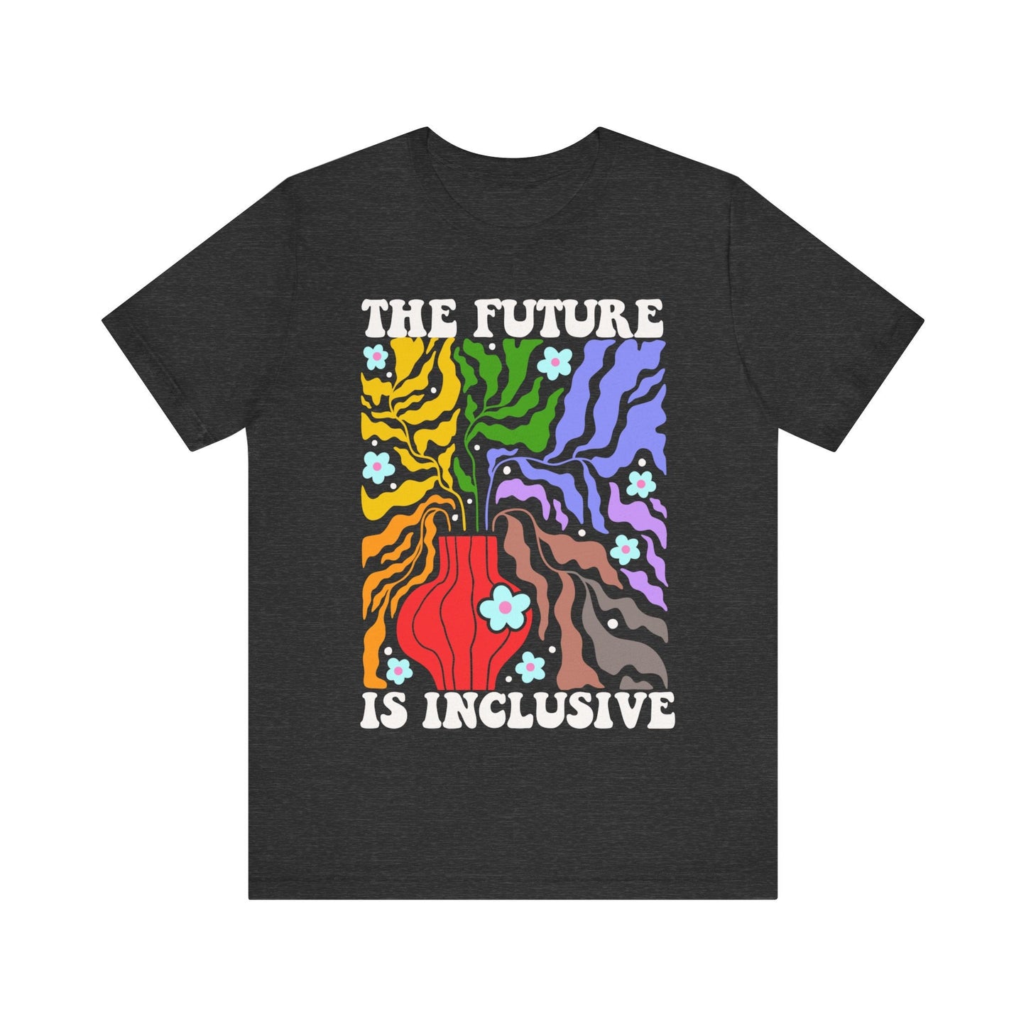 The future is inclusive | cool queer shirt | protect queer kids | trans rights are human rights | bi pride | pride ally | retro pride vibes