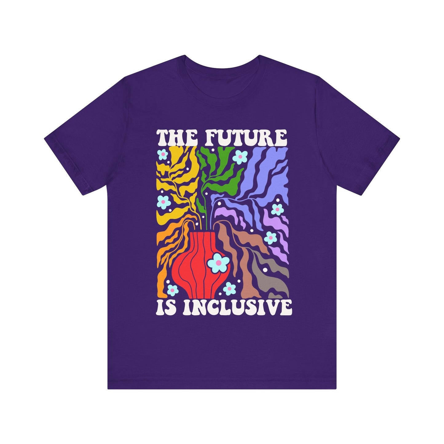 The future is inclusive | cool queer shirt | protect queer kids | trans rights are human rights | bi pride | pride ally | retro pride vibes