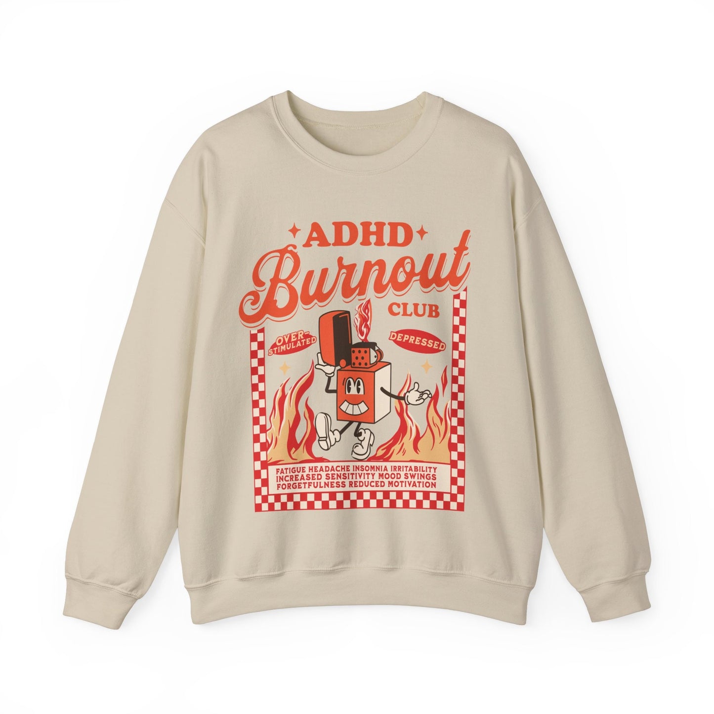 Adhd burnout sweatshirt | neurodiversity sweatshirt | anxiety sweatshirt | audhd | neurospicy | empathy sweatshirt | slp | bcba | autism
