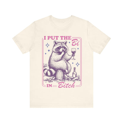 I put the bi in bitch | bisexual shirt | bi pride shirt | subtle bisexual | pride merch | funny bisexual | bi clothing | bisexual sweater