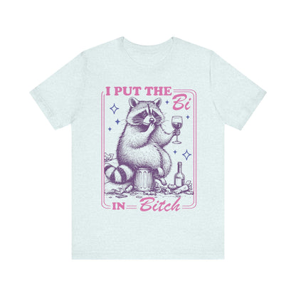 I put the bi in bitch | bisexual shirt | bi pride shirt | subtle bisexual | pride merch | funny bisexual | bi clothing | bisexual sweater