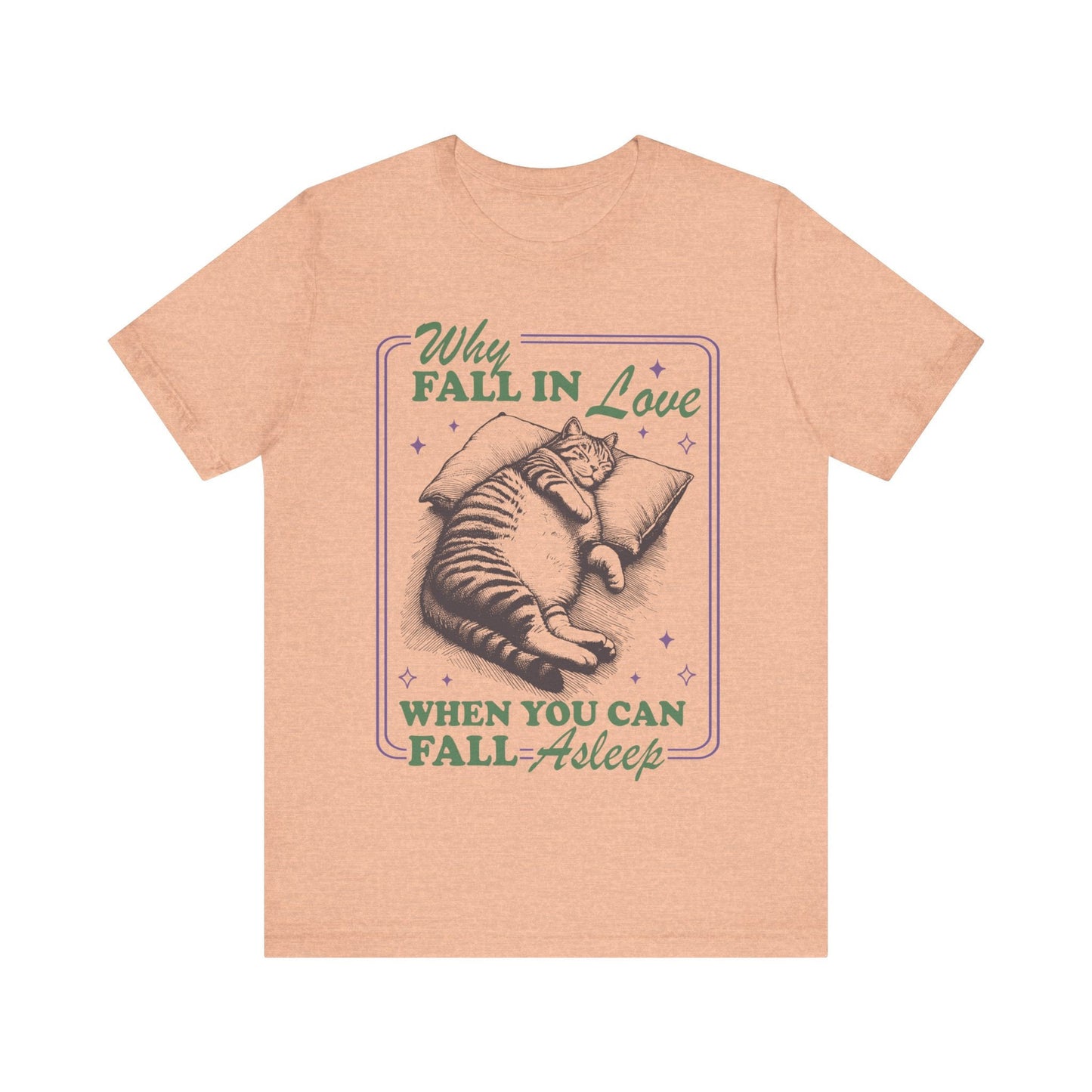 Why fall in love when you can fall asleep | aroace | aromantic | asexual shirt | asexual clothing | asexual pride gifts | ace pride | funny