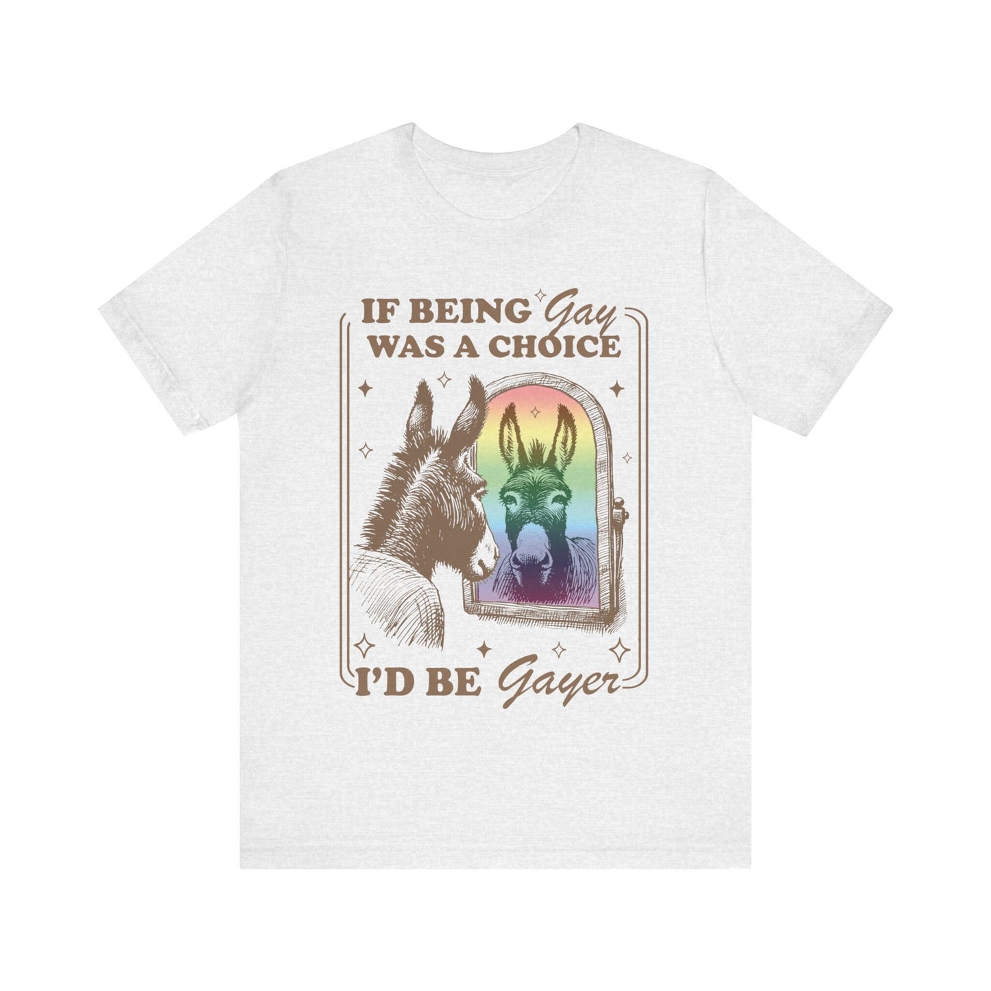 If being gay was a choice id be gayer | pride merch | funny gay shirt | funny lesbian shirt | bi pride shirt | subtle pride shirt |mlm pride