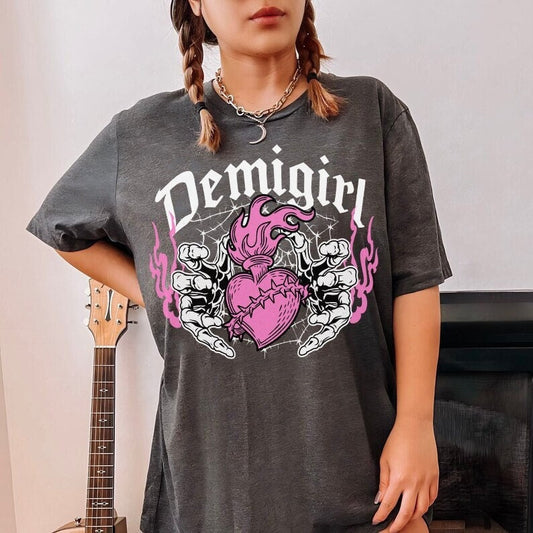 Demigirl | nonbinary shirt | nonbinary pride | nonbinary gift | pride merch | demigirl shirt | genderqueer | transmasc shirt | genderfluid