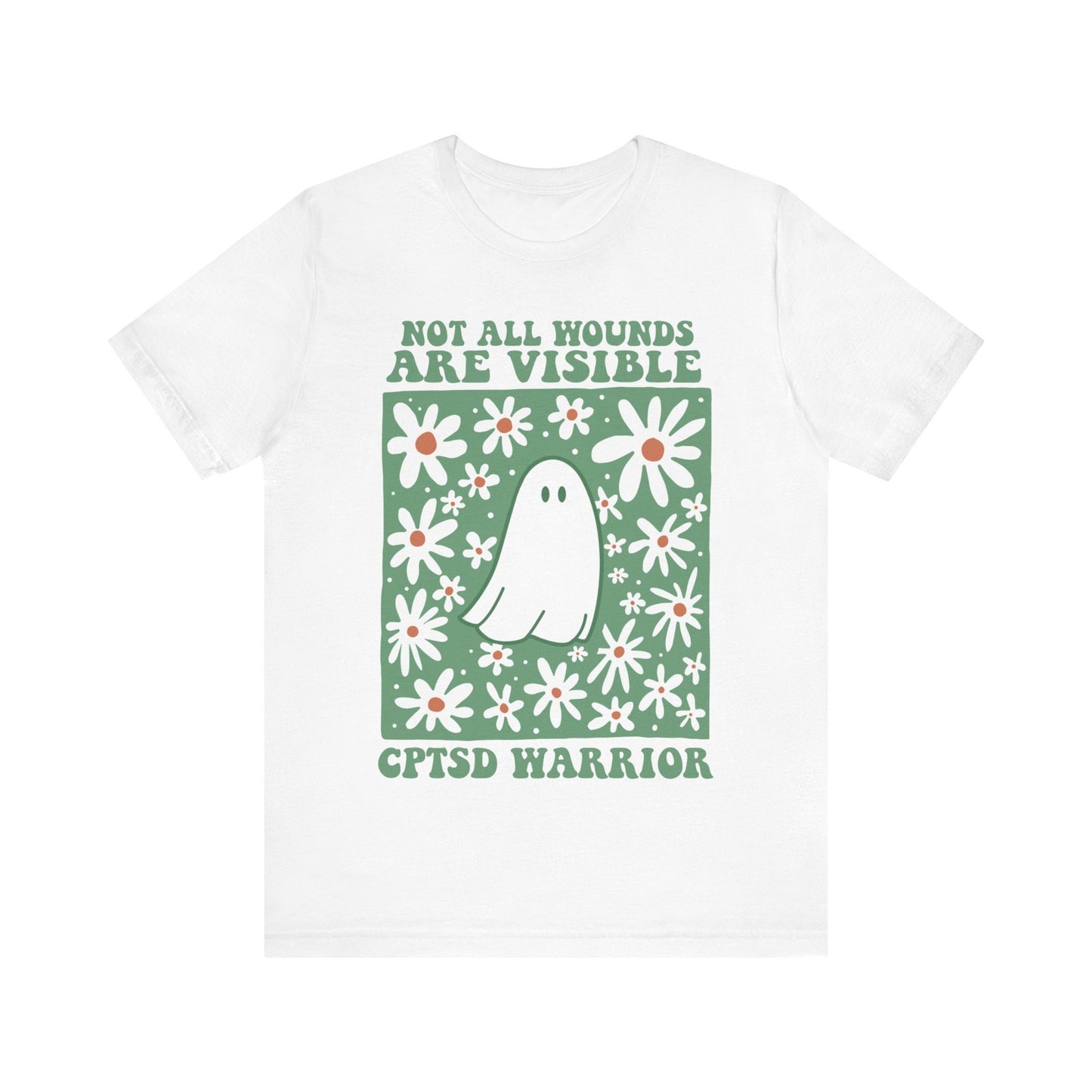 Not all wounds are visible shirt | cptsd | trauma and the brain | suicide awareness | mental health month | ati mental health | bcba shirt