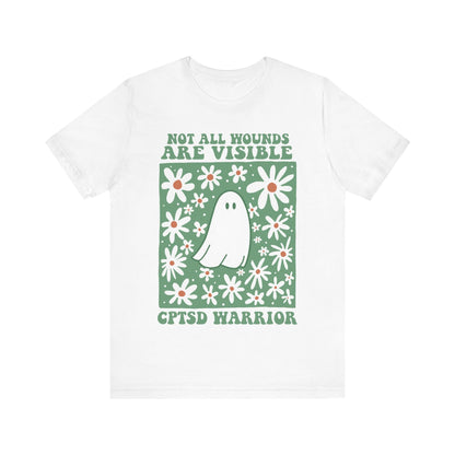 Not all wounds are visible shirt | cptsd | trauma and the brain | suicide awareness | mental health month | ati mental health | bcba shirt