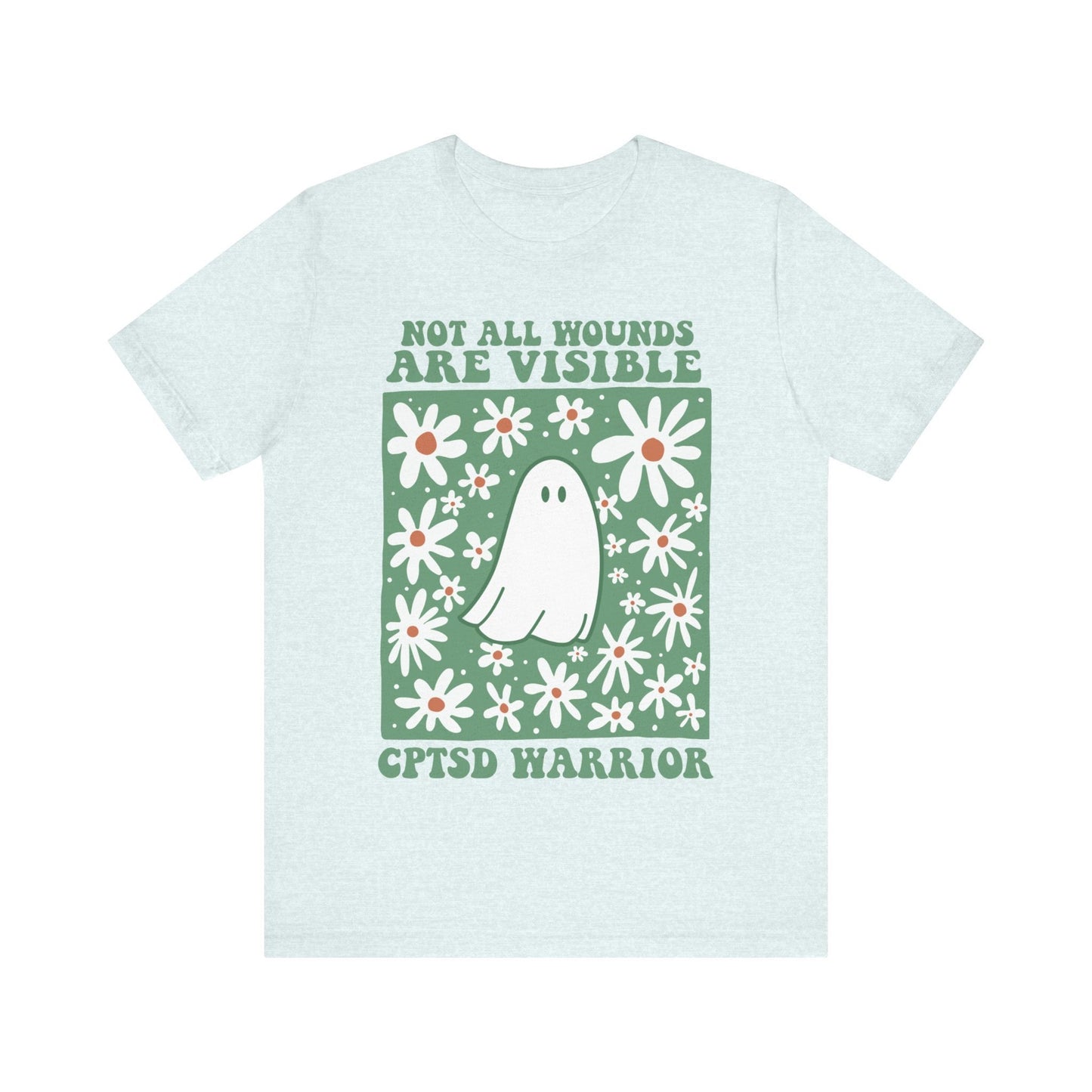 Not all wounds are visible shirt | cptsd | trauma and the brain | suicide awareness | mental health month | ati mental health | bcba shirt