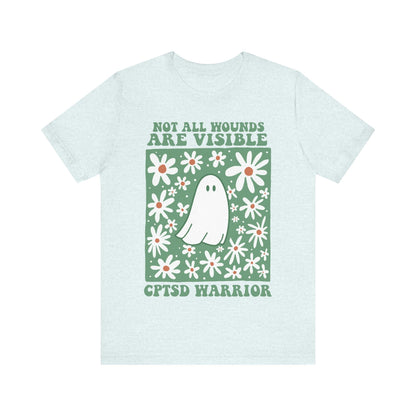 Not all wounds are visible shirt | cptsd | trauma and the brain | suicide awareness | mental health month | ati mental health | bcba shirt