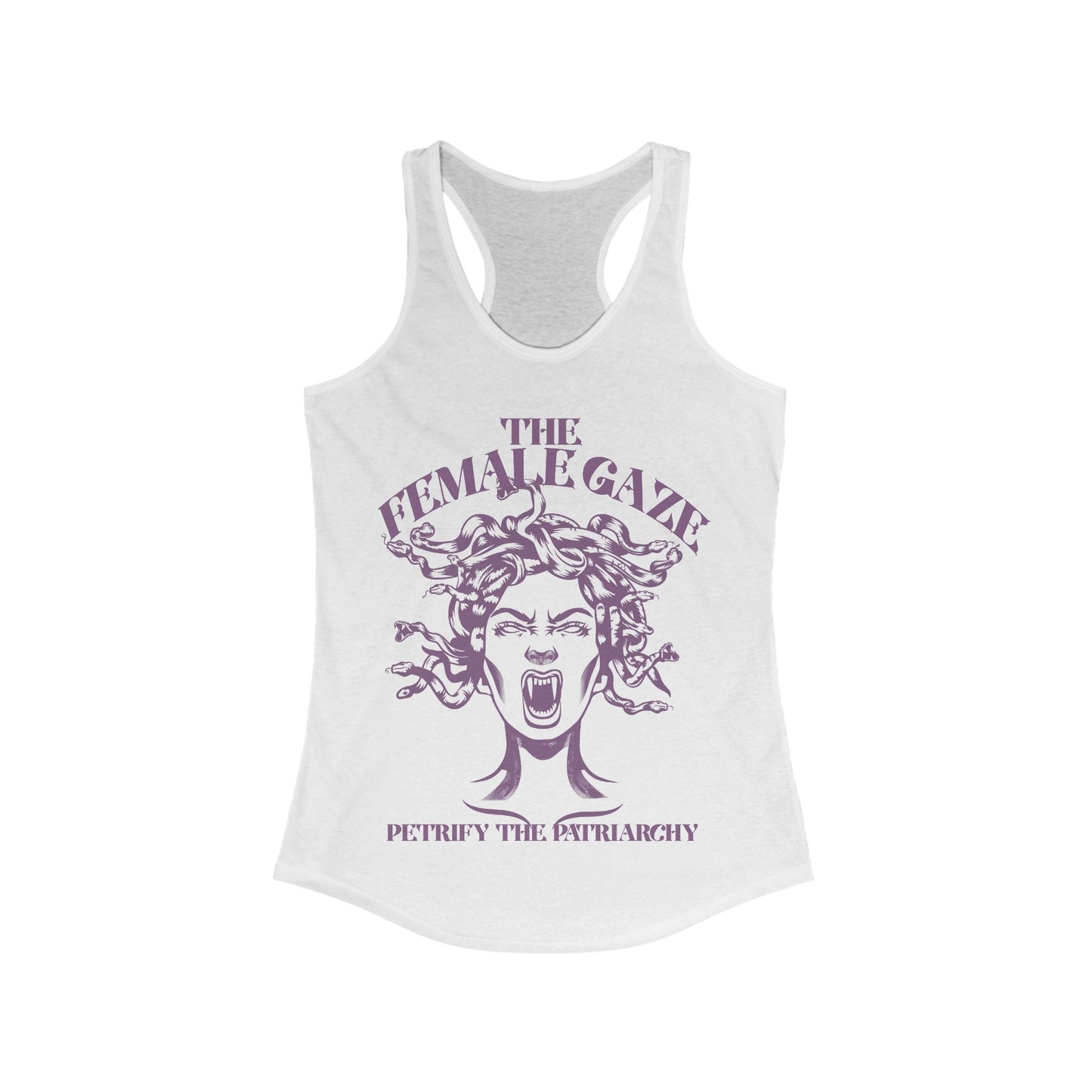 The female gaze tank top | feminist tank top | petrify the patriarchy | burn the patriarchy | smash the patriarchy | hex the patriarchy |