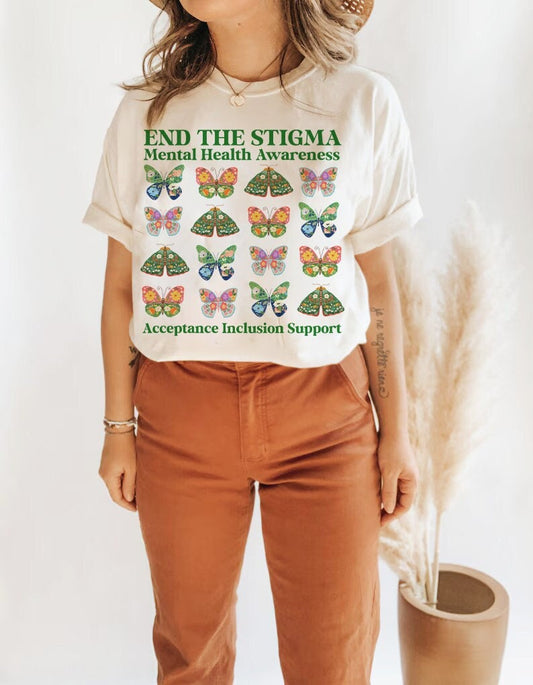 Mental health awareness | mental health month | mental health holiday shirt | nursing school mental health | outdoorsy mental health | bcba