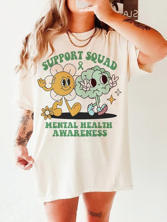 Support squad shirt | mental health awareness | mental health month | nursing school mental health | mental health technician | bcba shirt