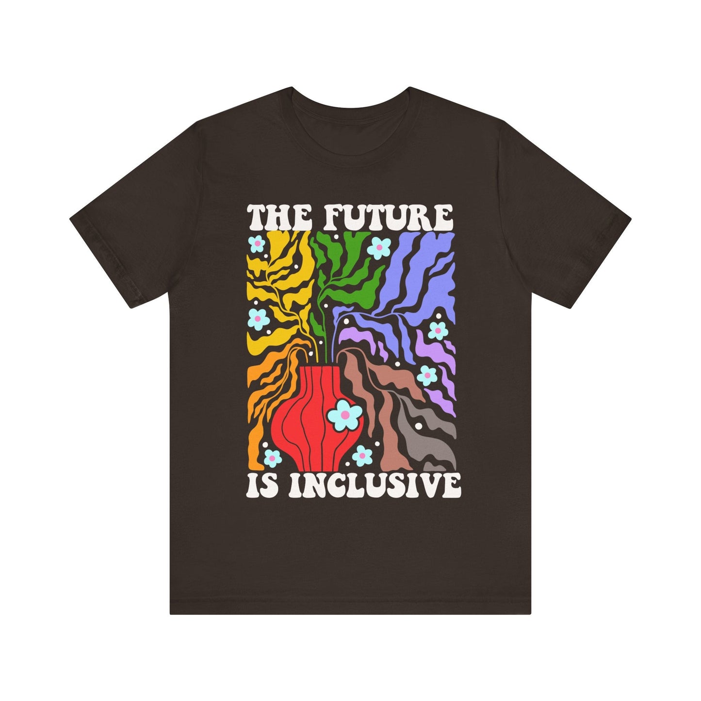The future is inclusive | cool queer shirt | protect queer kids | trans rights are human rights | bi pride | pride ally | retro pride vibes
