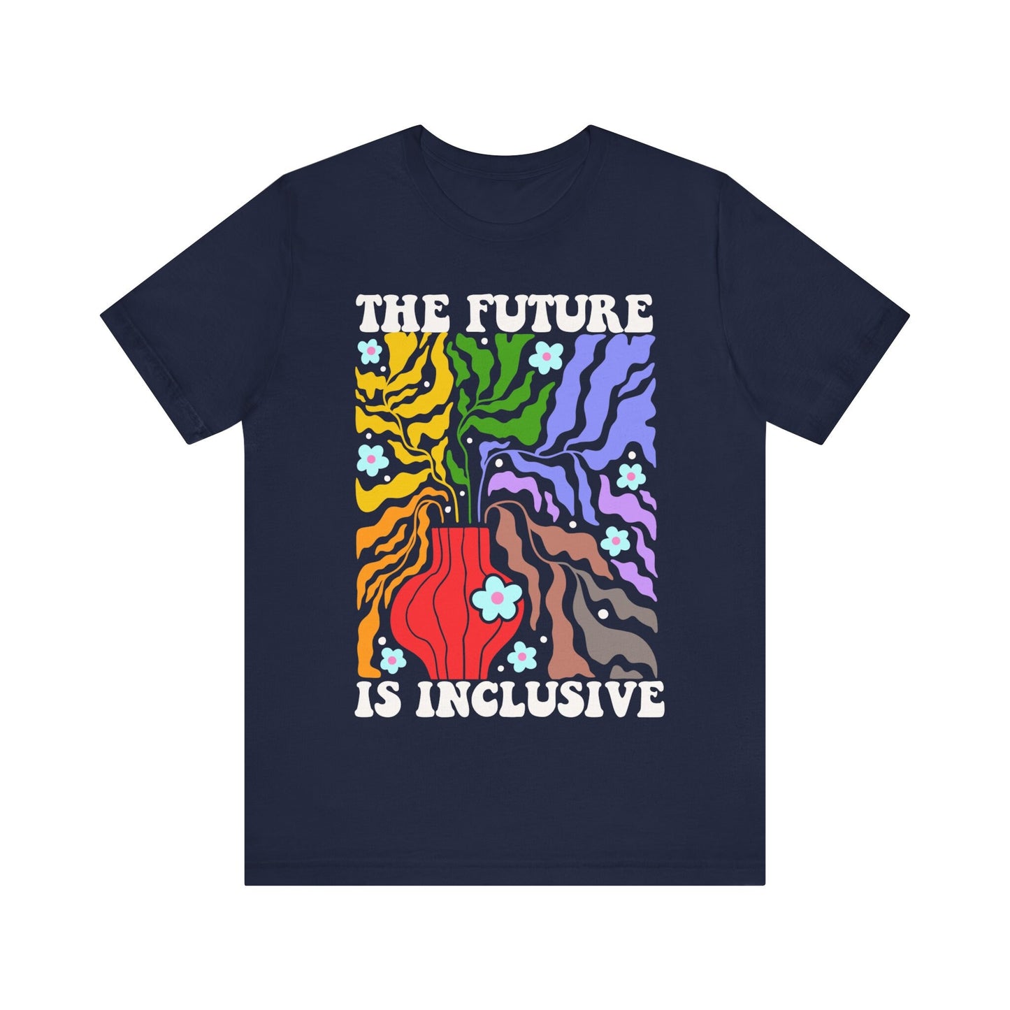 The future is inclusive | cool queer shirt | protect queer kids | trans rights are human rights | bi pride | pride ally | retro pride vibes