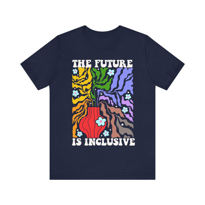 The future is inclusive | cool queer shirt | protect queer kids | trans rights are human rights | bi pride | pride ally | retro pride vibes