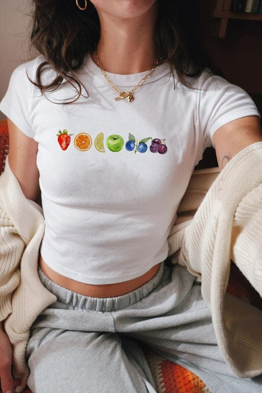 Fruity | Subtle pride shirt | lesbian subtle | subtle bisexual | subtle bi pride | subtle trans pride | pride merch | pride outfit | pan