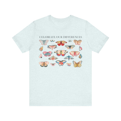 Celebrate our differences | neurodiversity affirming | neurodiversity preschool | autism acceptance | bcba shirt | audhd | autism mom | aba