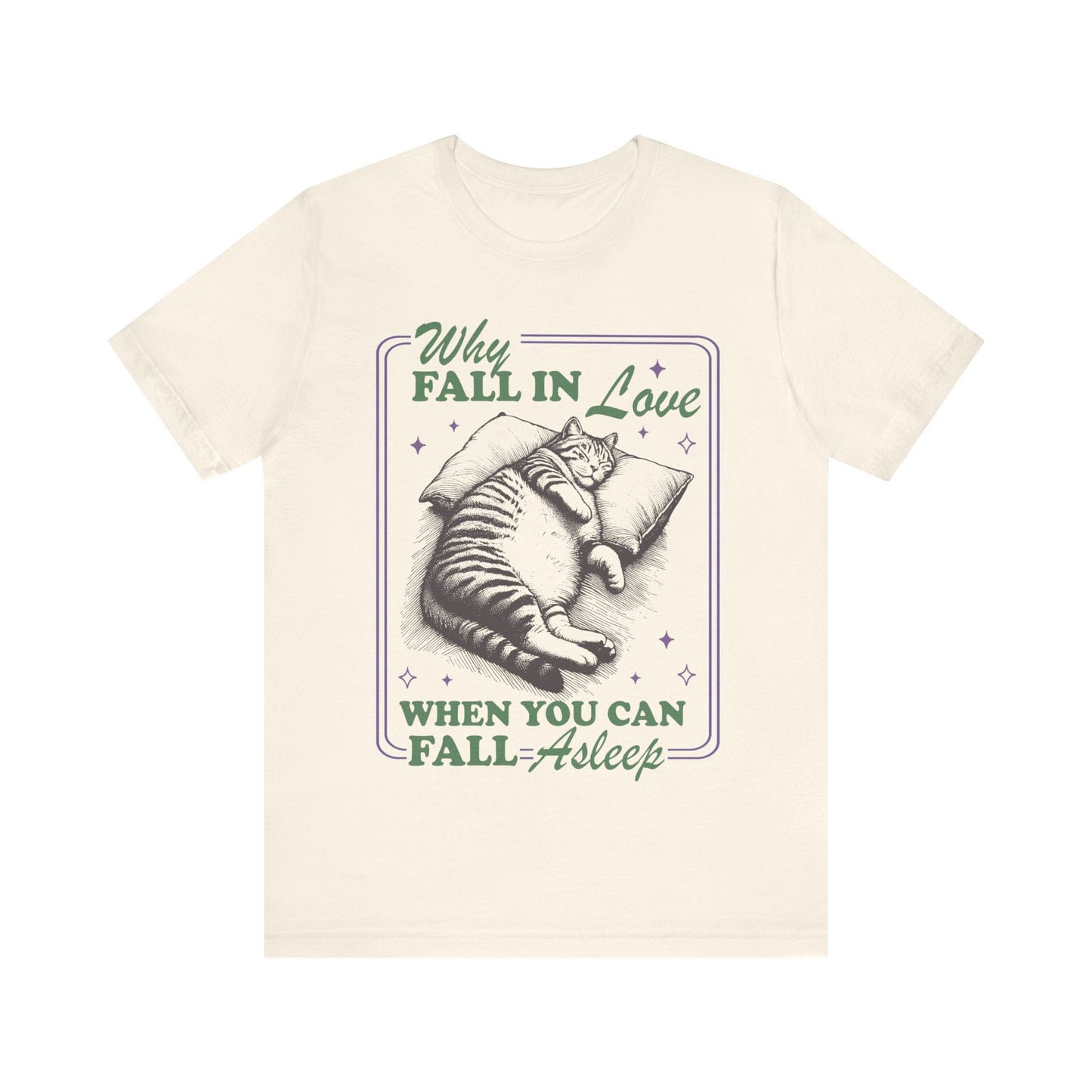 Why fall in love when you can fall asleep | aroace | aromantic | asexual shirt | asexual clothing | asexual pride gifts | ace pride | funny