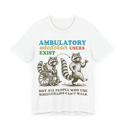 Ambulatory wheelchair users exist | disability shirt | hidden disability | disability rights | mobility aid | disability pride | arthritis