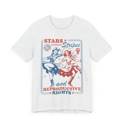 Stars stripes and reproductive rights | roe v wade shirt | pro roe v wade election tshirts | mind your own uterus | leftist social democrat