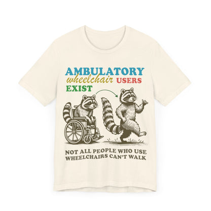Ambulatory wheelchair users exist | disability shirt | hidden disability | disability rights | mobility aid | disability pride | arthritis