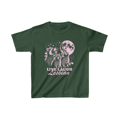 Live Laugh Lesbian | lesbian crop | funny lesbian shirt | retro lesbian shirt | lesbian clothes | pride merch | lesbian fashion | cool queer