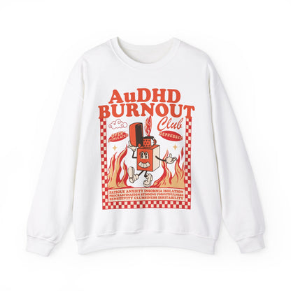 Audhd sweatshirt | neurodiversity sweatshirt | overstimulated | neurospicy | bcba sweatshirt | aba | special ed | autism infinity |affirming