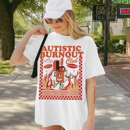 Autistic club | neurospicy | neurodiversity affirming | adult autism sensory | autism therapy | overstimulated | actually autistic shirt
