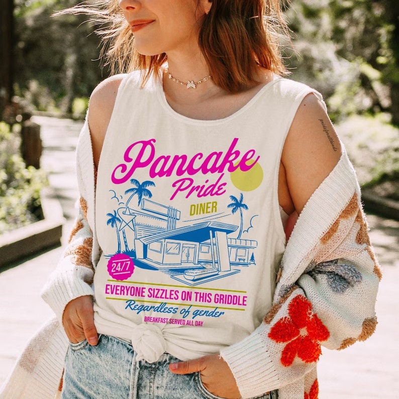 Pansexual tank top | pancake pride