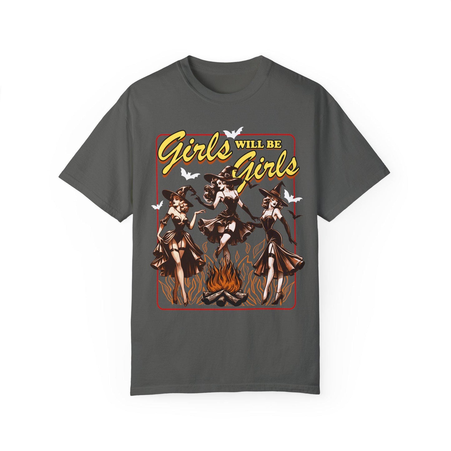 Girls will be girls witch shirt | feminist halloween shirt | burn the patriarchy | halloween witch | feminist witch | funny witch shirt |