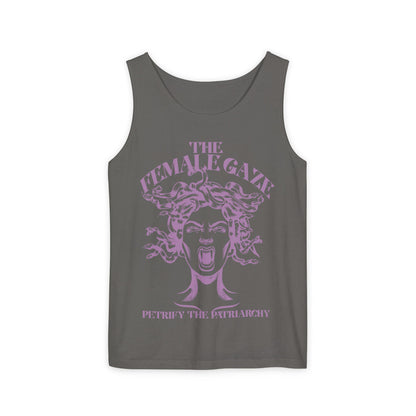 The female gaze petrify the patriarchy | feminist tank top | feminist halloween shirt | Spooky Liberal feminist witch | burn the patriarchy