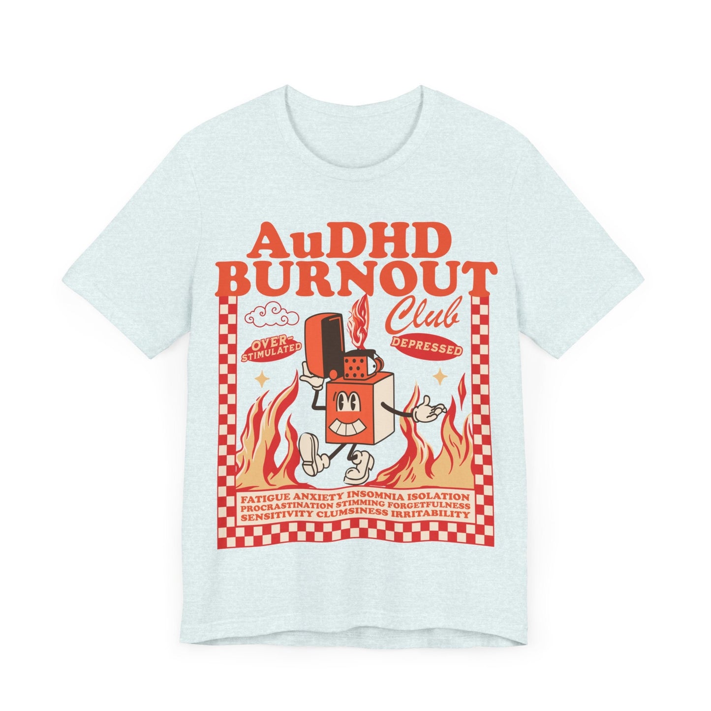 Audhd | neurodiversity affirming | neurodiversity t shirt | overstimulated | sensory overload | neurospicy | bcba shirt | kids autism | gift