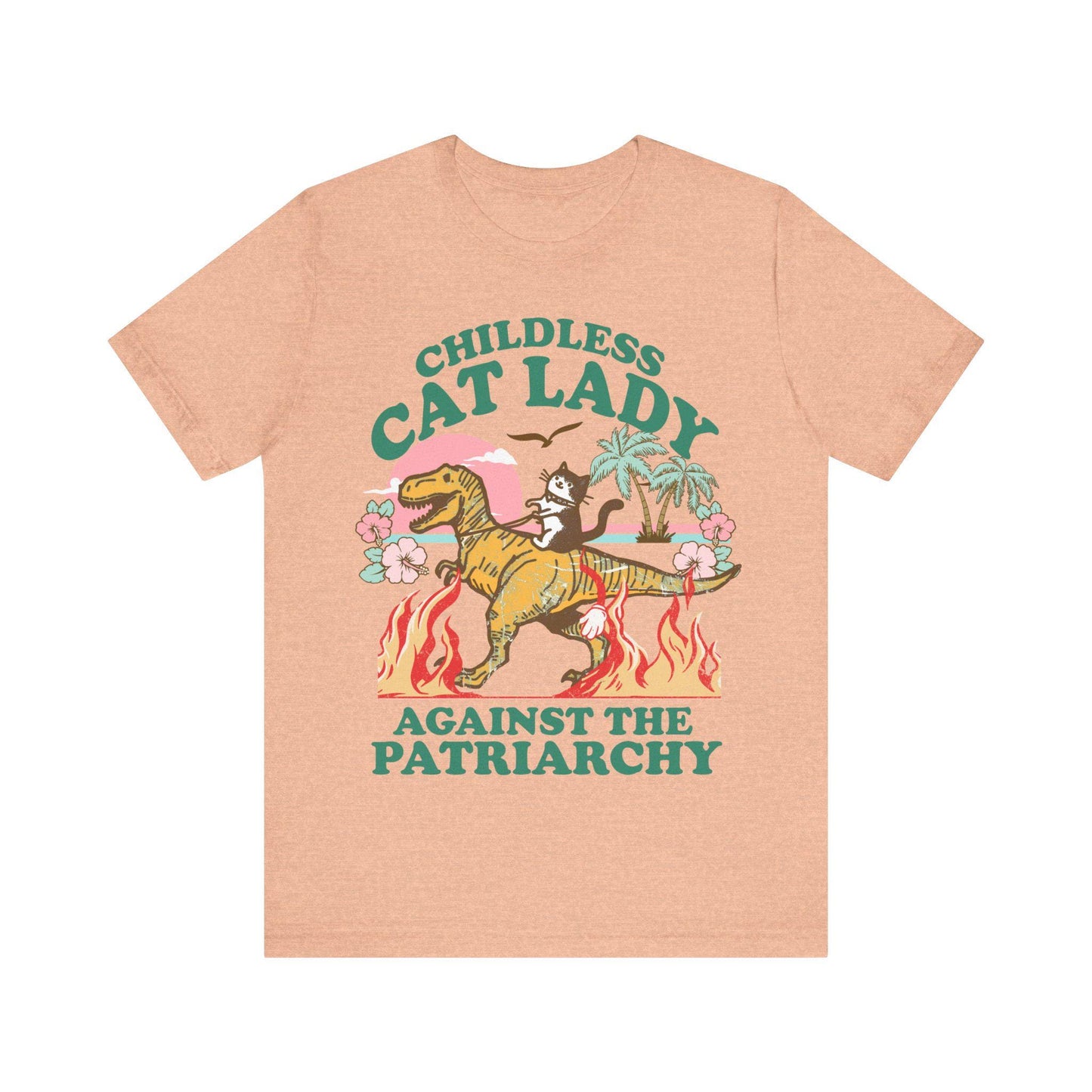 Childless cat lady | childless cat lady against the patriarchy | anti fascist | social democrat | burn the patriarchy |kamala harris coconut