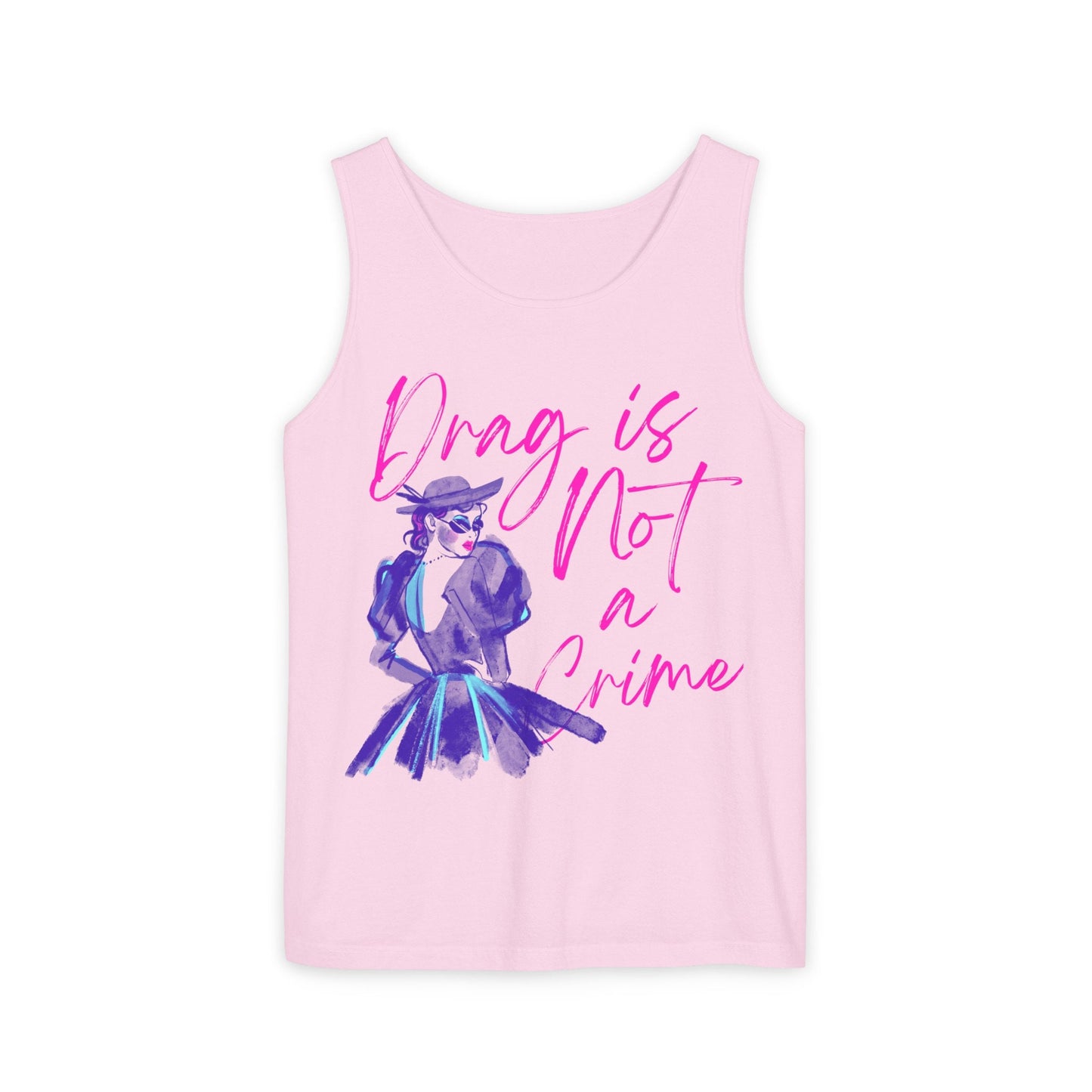 Drag is not a crime tank top | drag queen shirt | gay tank top | trans rights | protect trans youth | trans lives matter | queer tank top