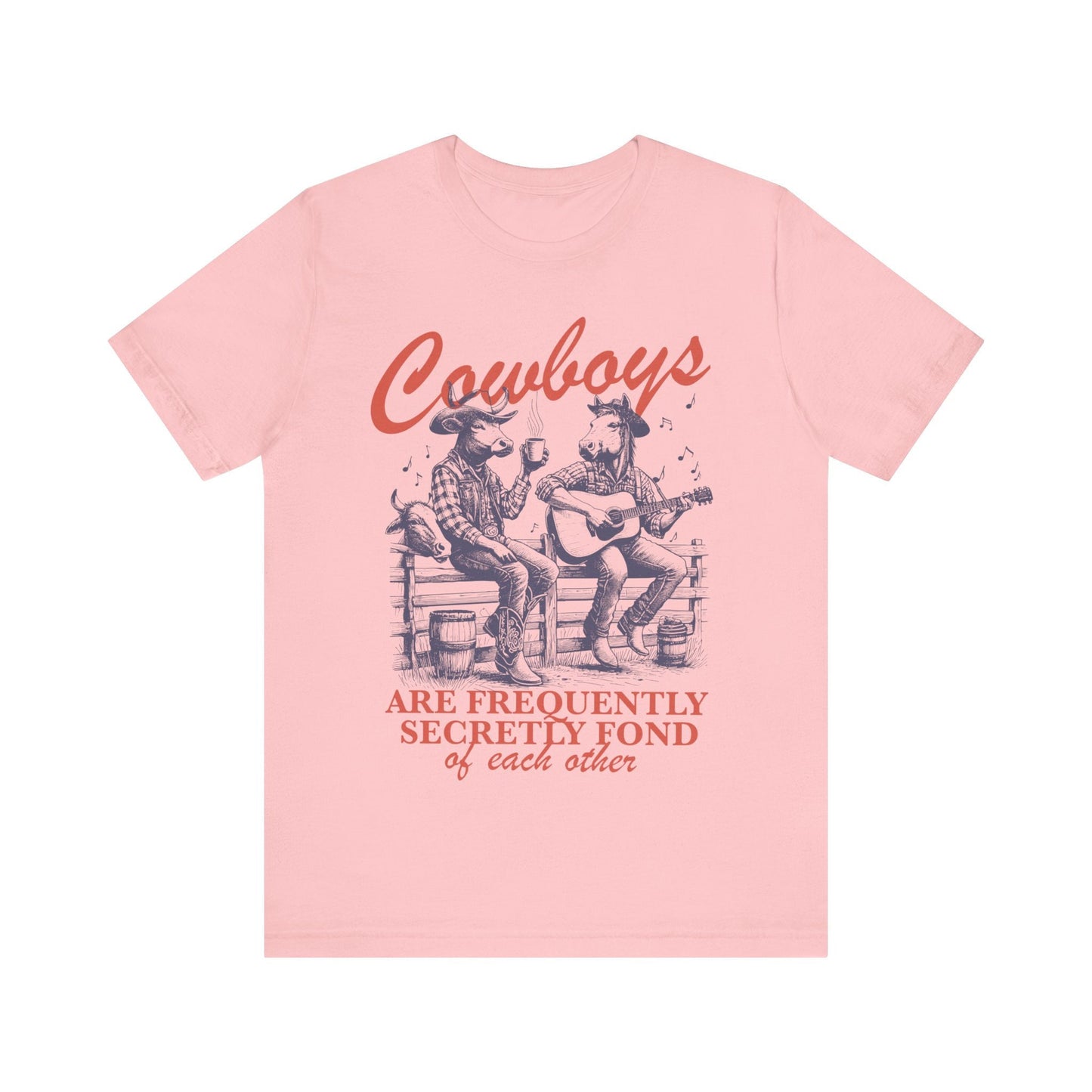 Cowboys are frequently secretly fond of each other | gay cowboy | cool queer shirt | gay boyfriend gift | gay bear shirt | retro lesbian