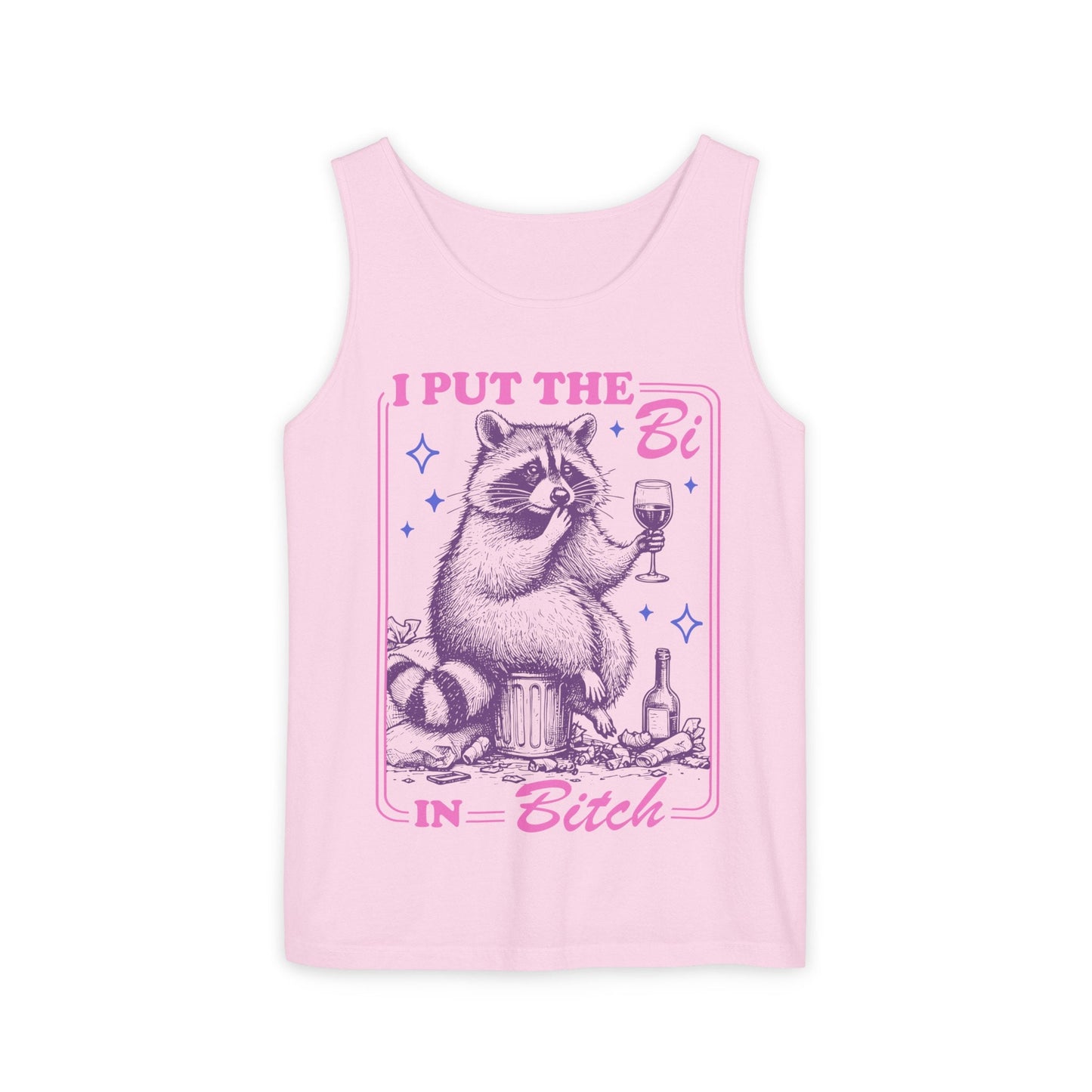 I put the bi in bitch tank top | bisexual tank top | gay tank top | bi pride shirt | subtle bisexual | funny bisexual gift | bi wife energy
