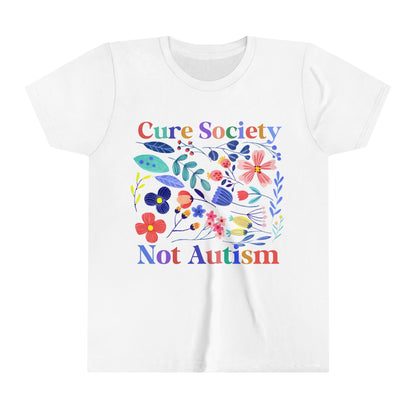 Cure society not autism | kids autism shirt | autistic preschool | neurodiversity affirming | autism mom gift | embrace neurodiversity |bcba