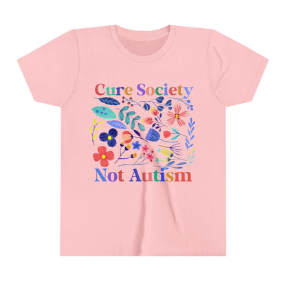 Cure society not autism | kids autism shirt | autistic preschool | neurodiversity affirming | autism mom gift | embrace neurodiversity |bcba