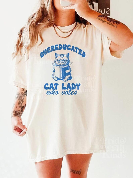 Overeducated cat lady who votes