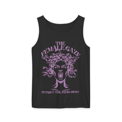 The female gaze petrify the patriarchy | feminist tank top | feminist halloween shirt | Spooky Liberal feminist witch | burn the patriarchy