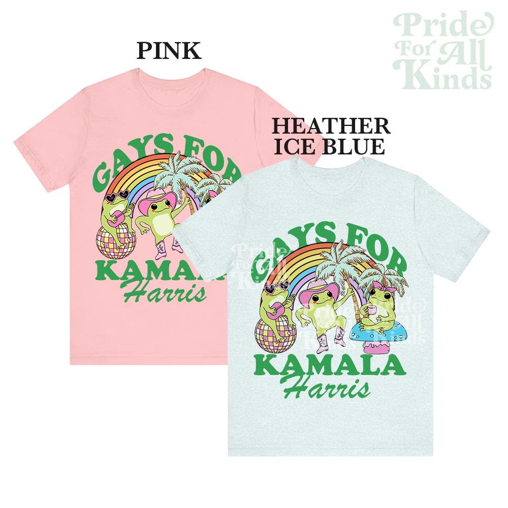 Gays for Kamala Harris | Gays for Harris Walz | Queers for Kamala | Trans for Kamala | trans rights | frogs for kamala | election shirt gays
