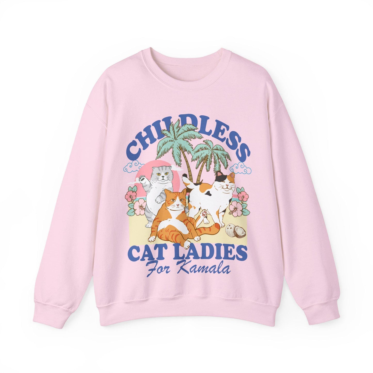Childless Cat Ladies For Kamala sweatshirt | Childless cat lady | Kamala Harris sweatshirt | feminist cat sweatshirt | Kamala coconut | vote