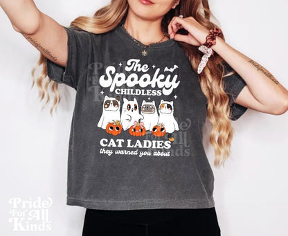 The spooky childless cat lady | halloween cat ghost | subtle kamala harris | childless cat ladies for kamala | subtle campaign | harris walz