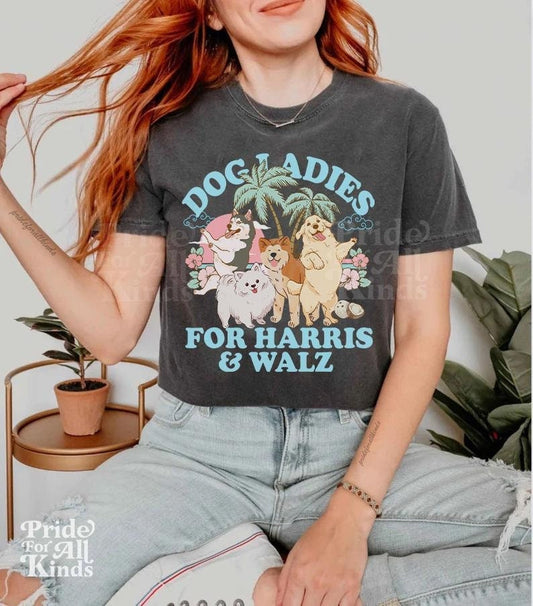 Dog Ladies for Harris Walz