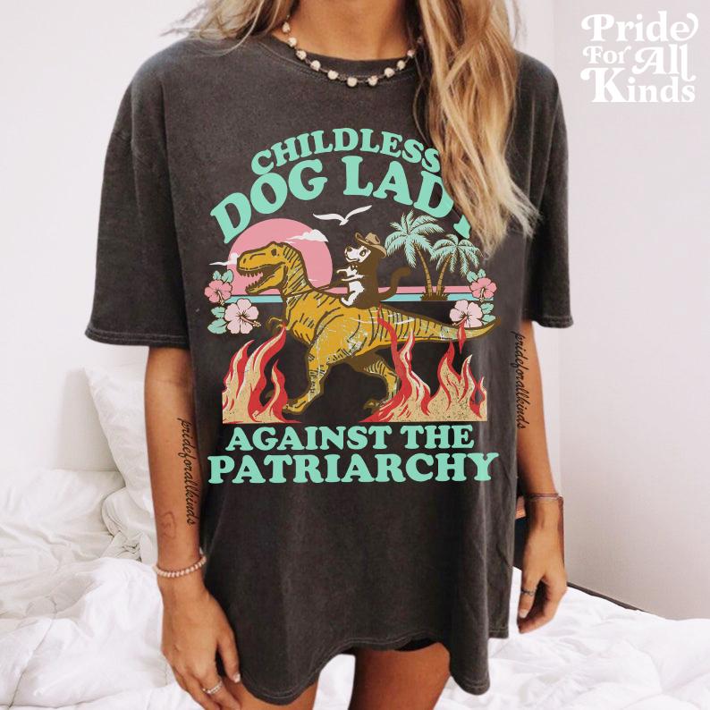 Childless dog lady shirt | Childless dog lady for Kamala | burn the patriarchy | Kamala Harris meme | dogs for kamala | leftist | vote blue