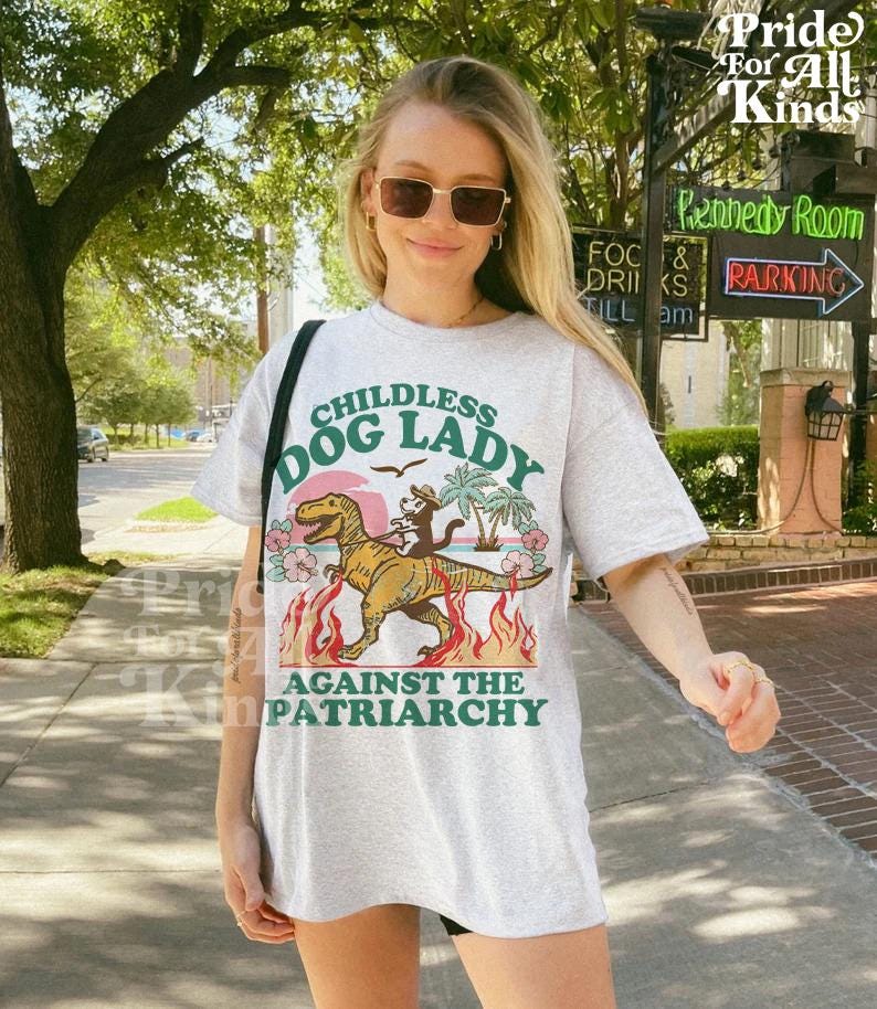 Childless dog lady shirt | Childless dog lady for Kamala | burn the patriarchy | Kamala Harris meme | dogs for kamala | leftist | vote blue