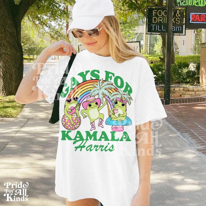 Gays for Kamala Harris | Gays for Harris Walz | Queers for Kamala | Trans for Kamala | trans rights | frogs for kamala | election shirt gays