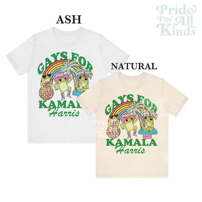 Gays for Kamala Harris | Gays for Harris Walz | Queers for Kamala | Trans for Kamala | trans rights | frogs for kamala | election shirt gays