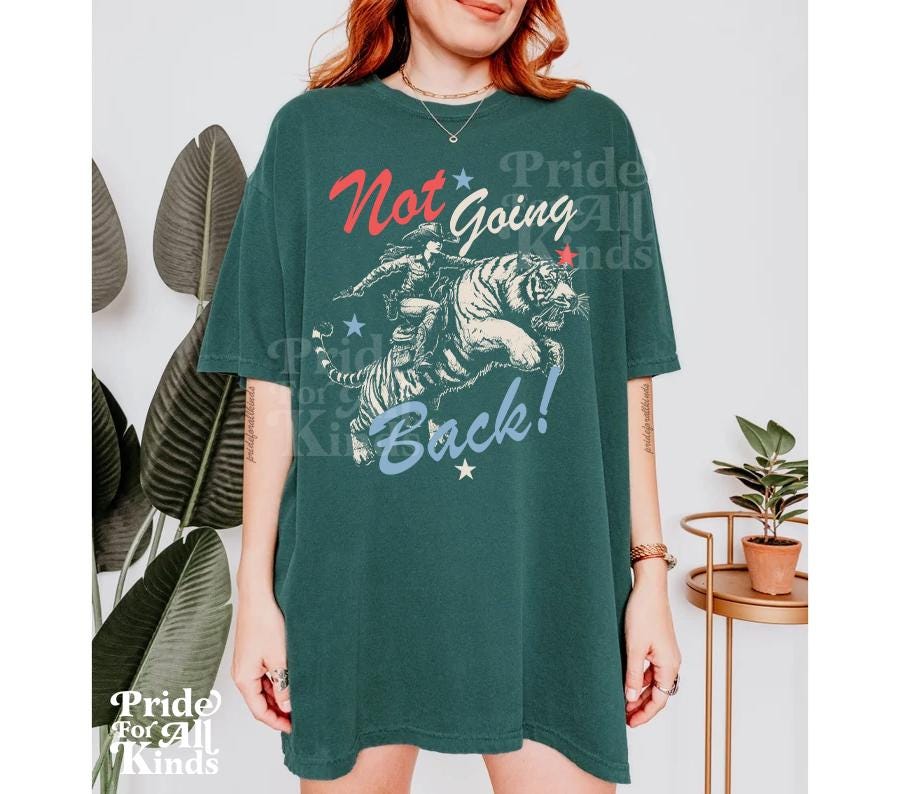 Not going back shirt | we are not going back | Cat ladies vote | cat lady kamala | Kamala Harris meme | cat lady tee | suffragette | leftist